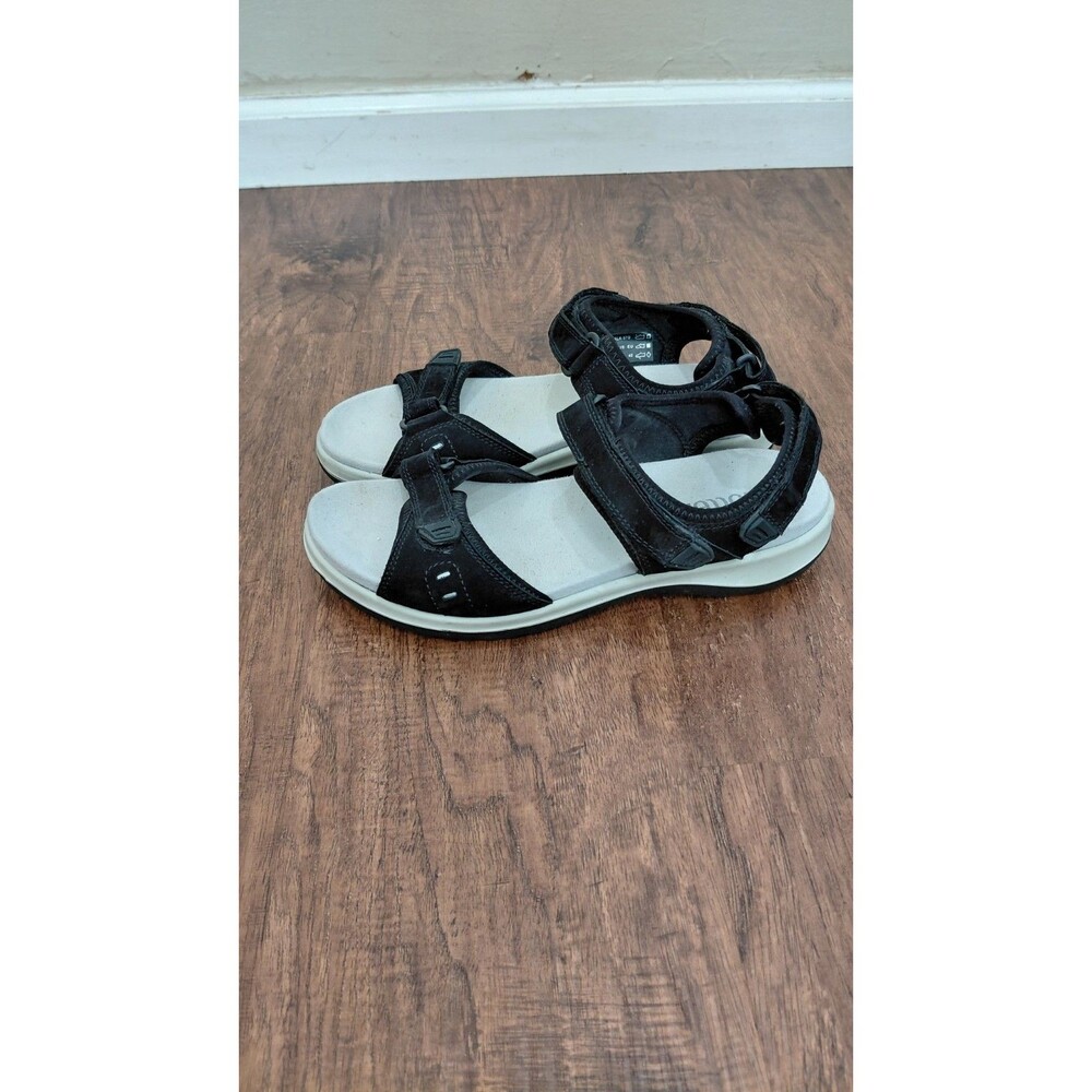 Hotter Sandals Women Size 10 Black